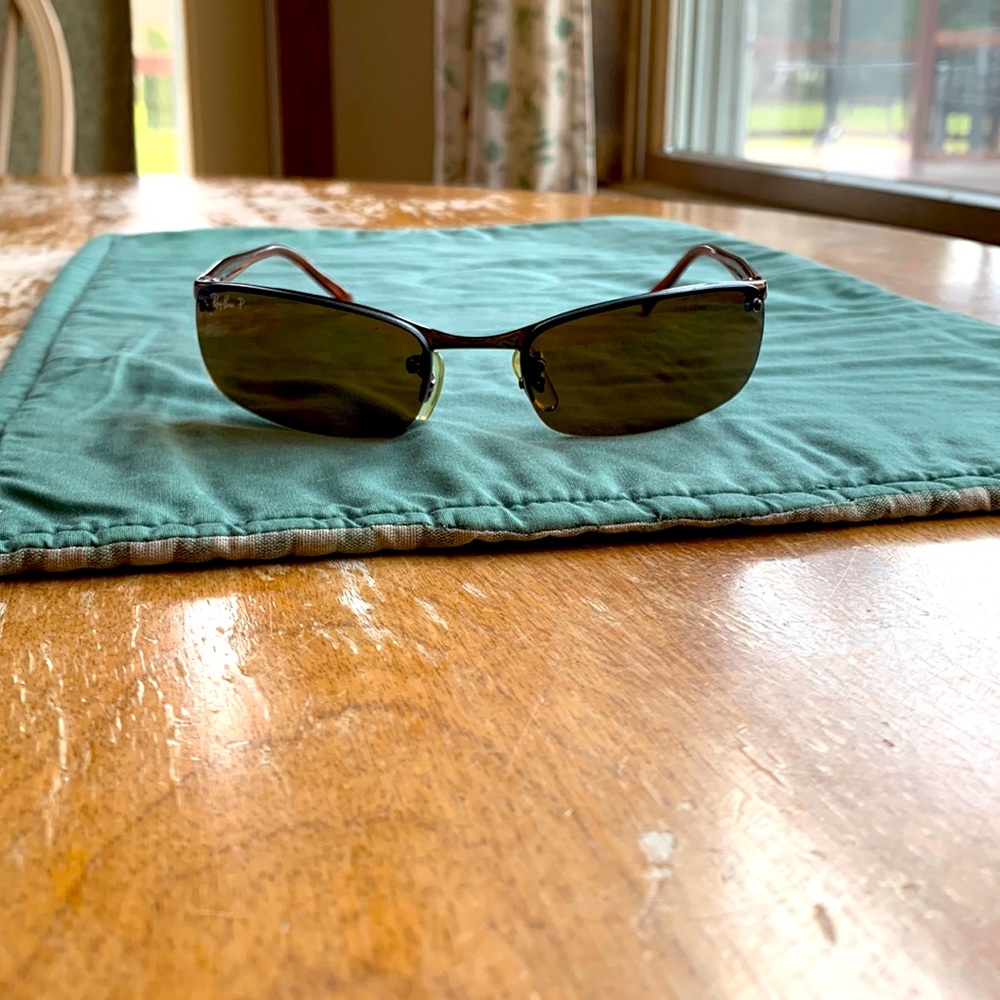 Ray Ban Early 2000s Metal Frameless Sunglasses